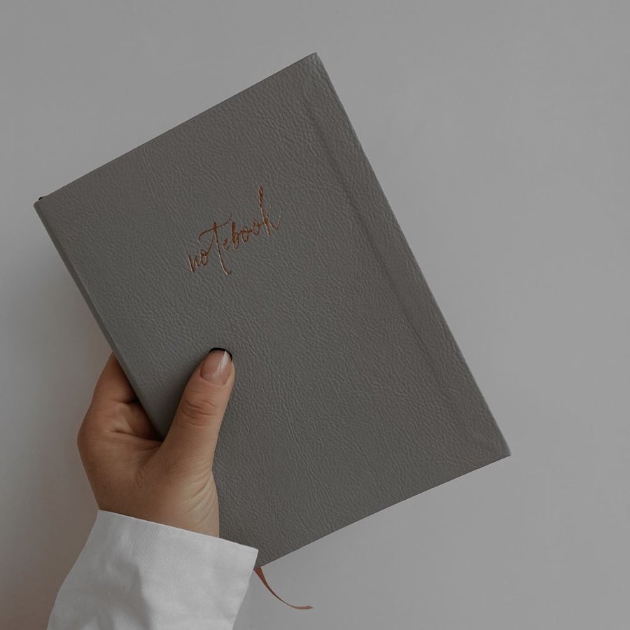 Asbury Linen Journal, Charcoal