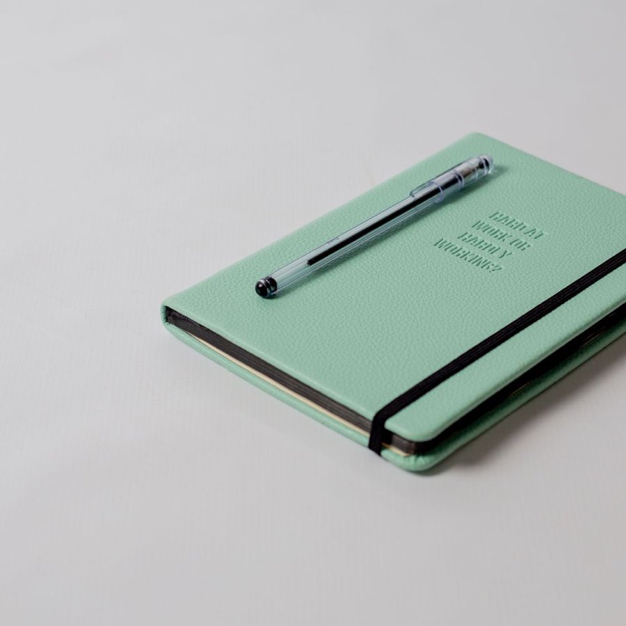 Harbor Cloth Notebook, Sage