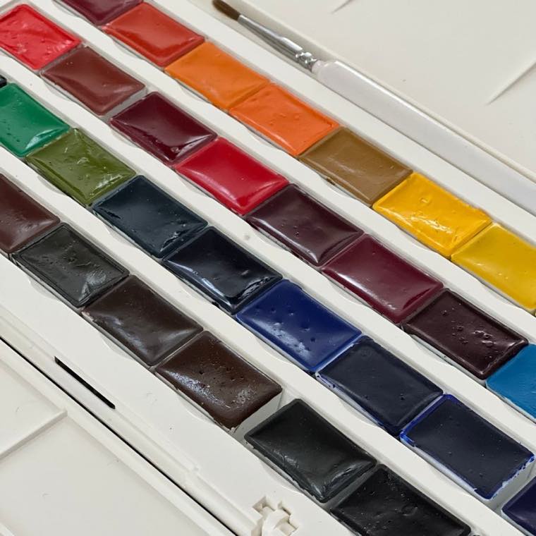 Harbor Watercolor Set, 24 Pan